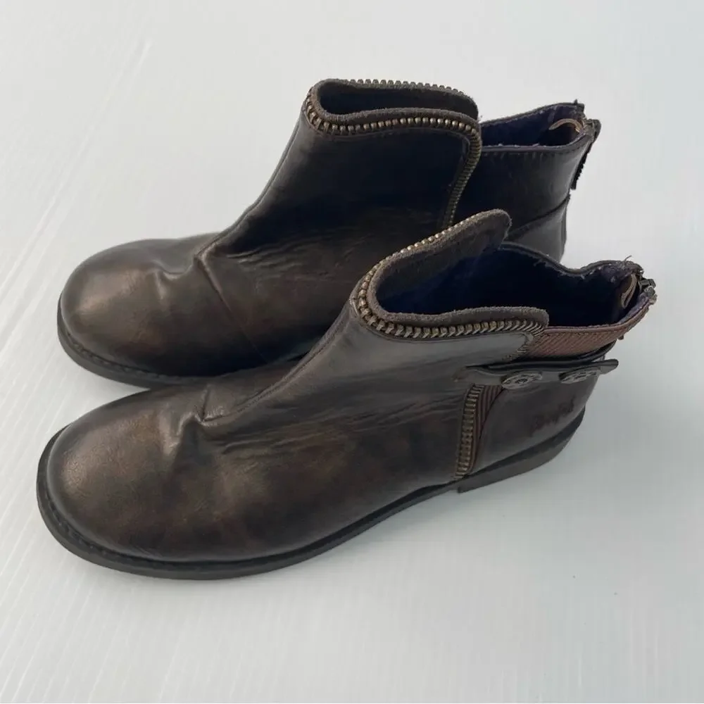 🆕 Blowfish kids short boots booties size 6 brown